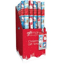 5MX69CM SANTA & FRIENDS WRAP