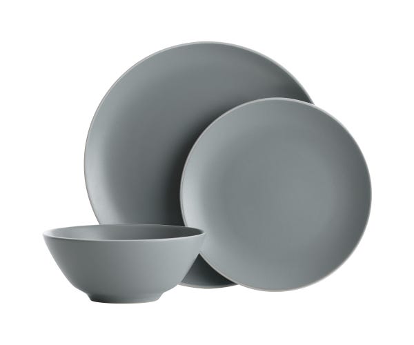 Rayware Mason Cash Classic Grey Dinner Set, 12 Piece image