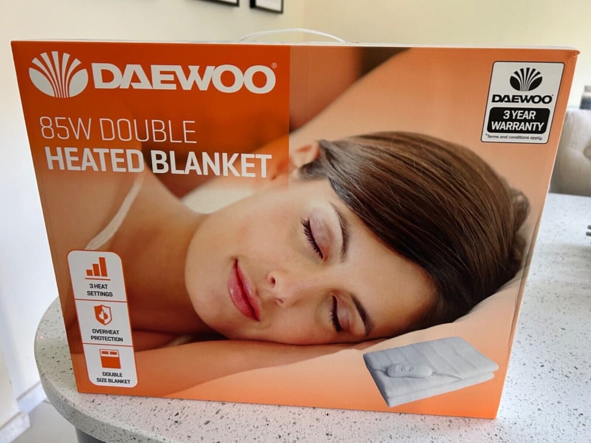 DAEWOO DOUBLE ELECTRIC HEATED
BLANKET