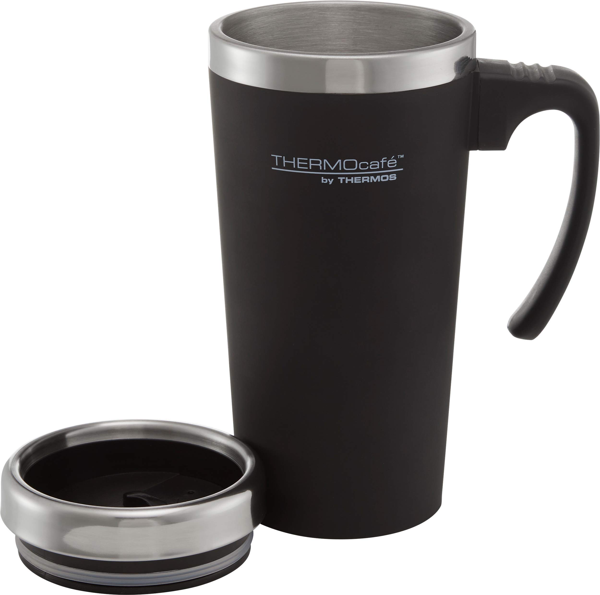 ThermoCafe Soft Touch Travel Mug DFR1000 Black 420ml image