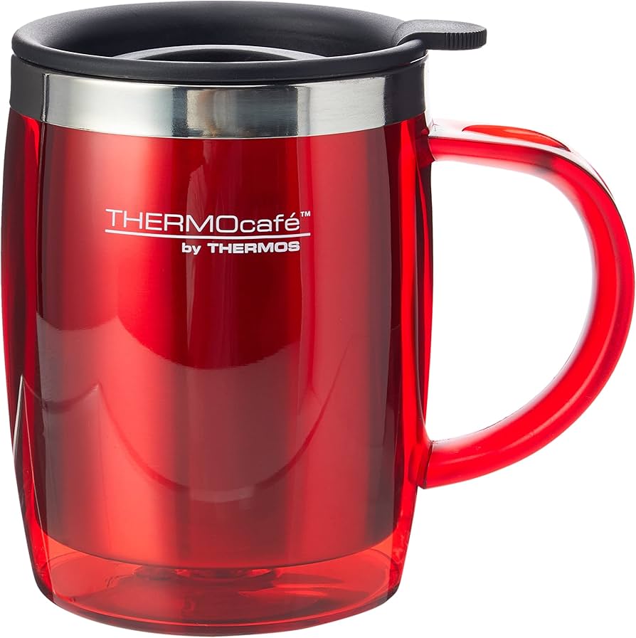 ThermoCafe Soft Touch Desk Mug DF1010 Red 450ml image