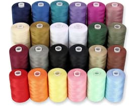 Rysons  4PC SEWING THREAD (2 BLACK & 2 WHITE) (24/48) 1