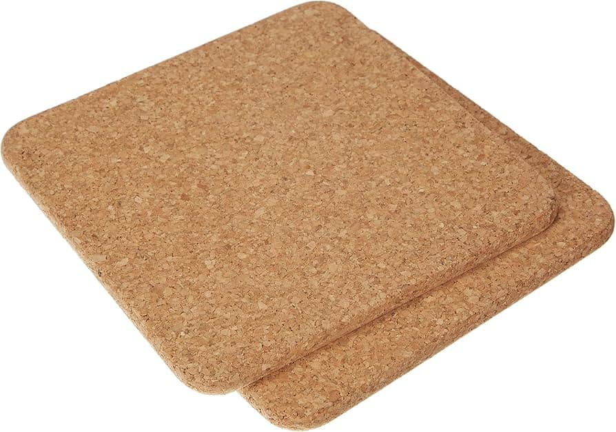Apollo CORK POT STAND SET  2 SQ 19.5CM