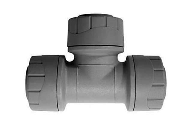 POLYPLUMB 22mm Equal Tee  5Pk