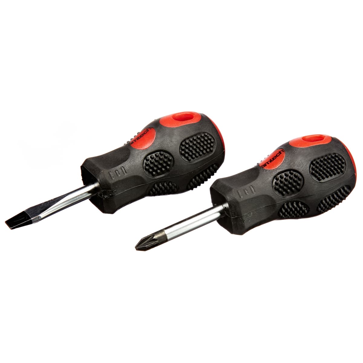 Am-Tech 2pc STUBBY SCREWDRIVER SET (PZ2 AND SLOTTED6) L0340