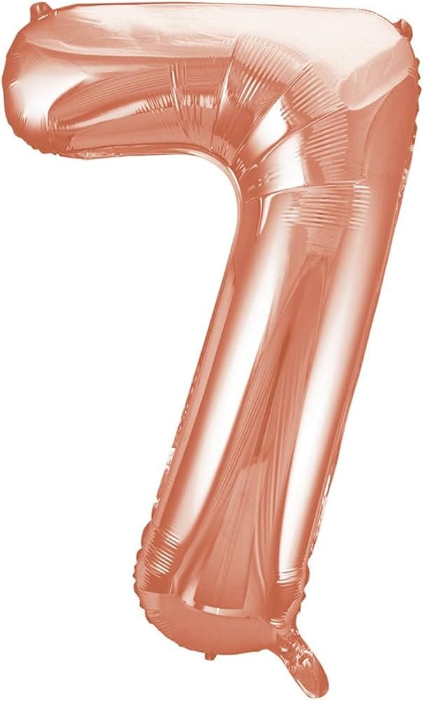 Unique Party 34" Pkg Rose Gold Foil Blln-7