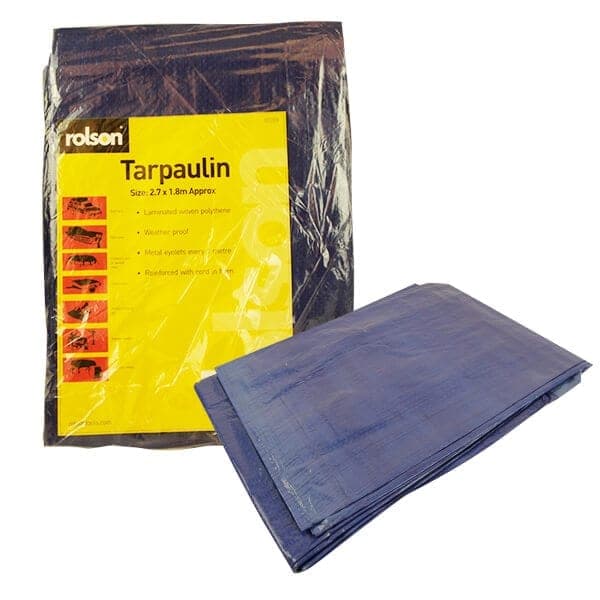 Rolson  2.7 X 1.8m Tarpaulin (9'x6') 80209
