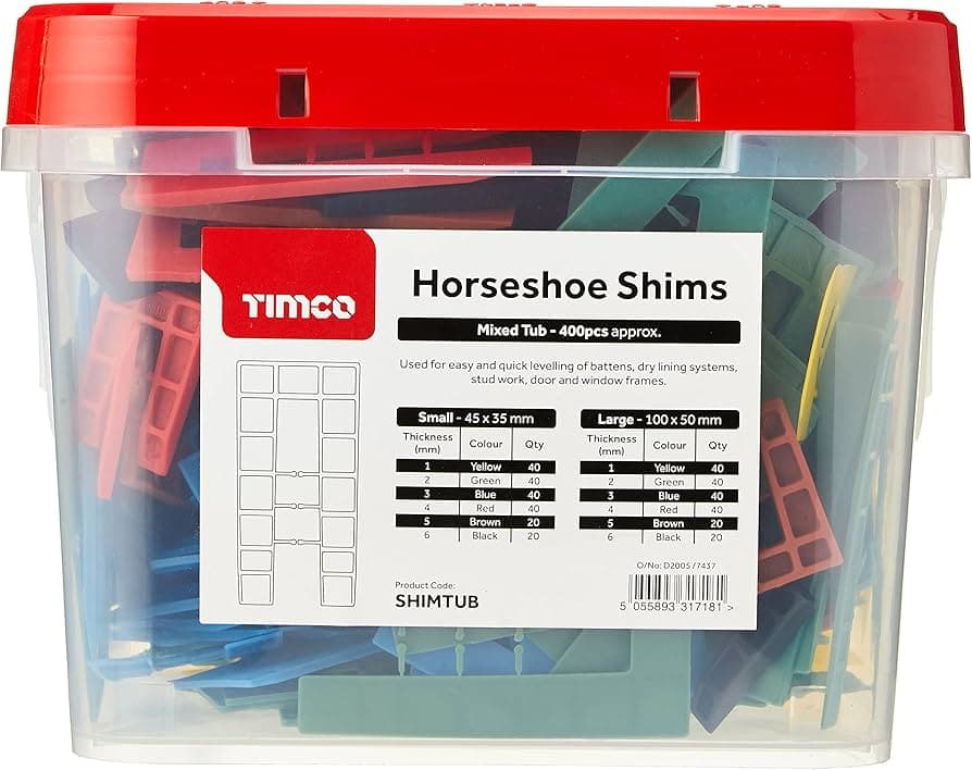 TIMCO  Assorted Horseshoe Shims