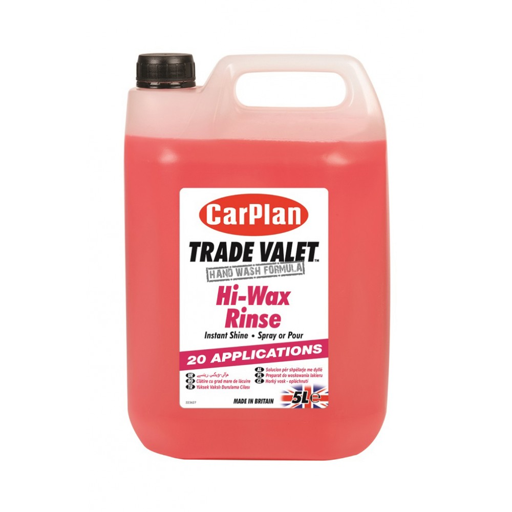 CarPlan Trade Hi-Wax Rinse 5L image