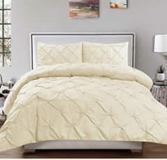Duvet set  new diamond king cream