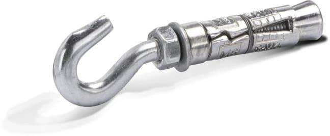 Rawlplug R-RBL Rawlbolt Shield Anchor Hook Bolt M6 BAG OF 2