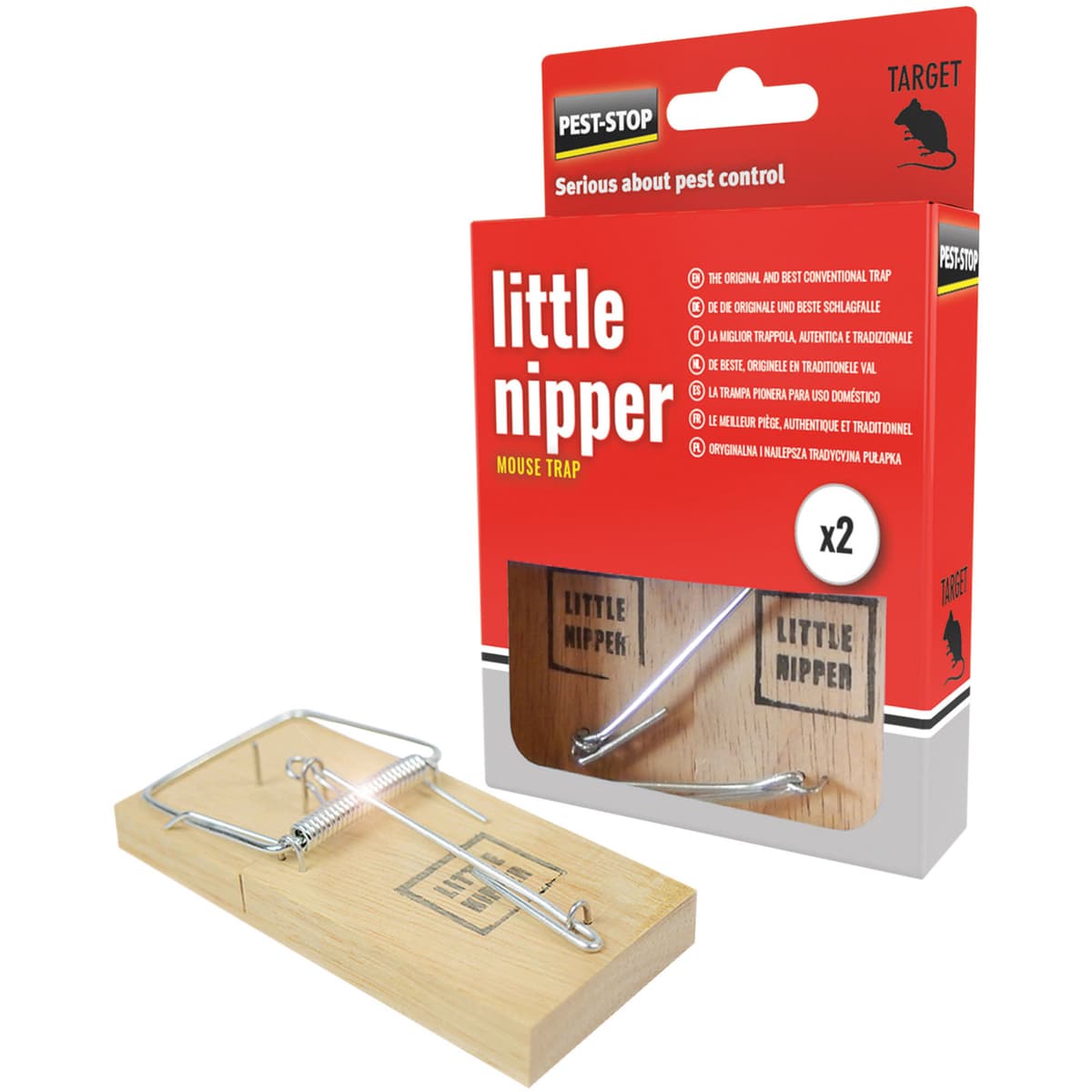 Pest-Stop Systems PRCPSLNMB Little Nipper Mouse Trap (Box 2)