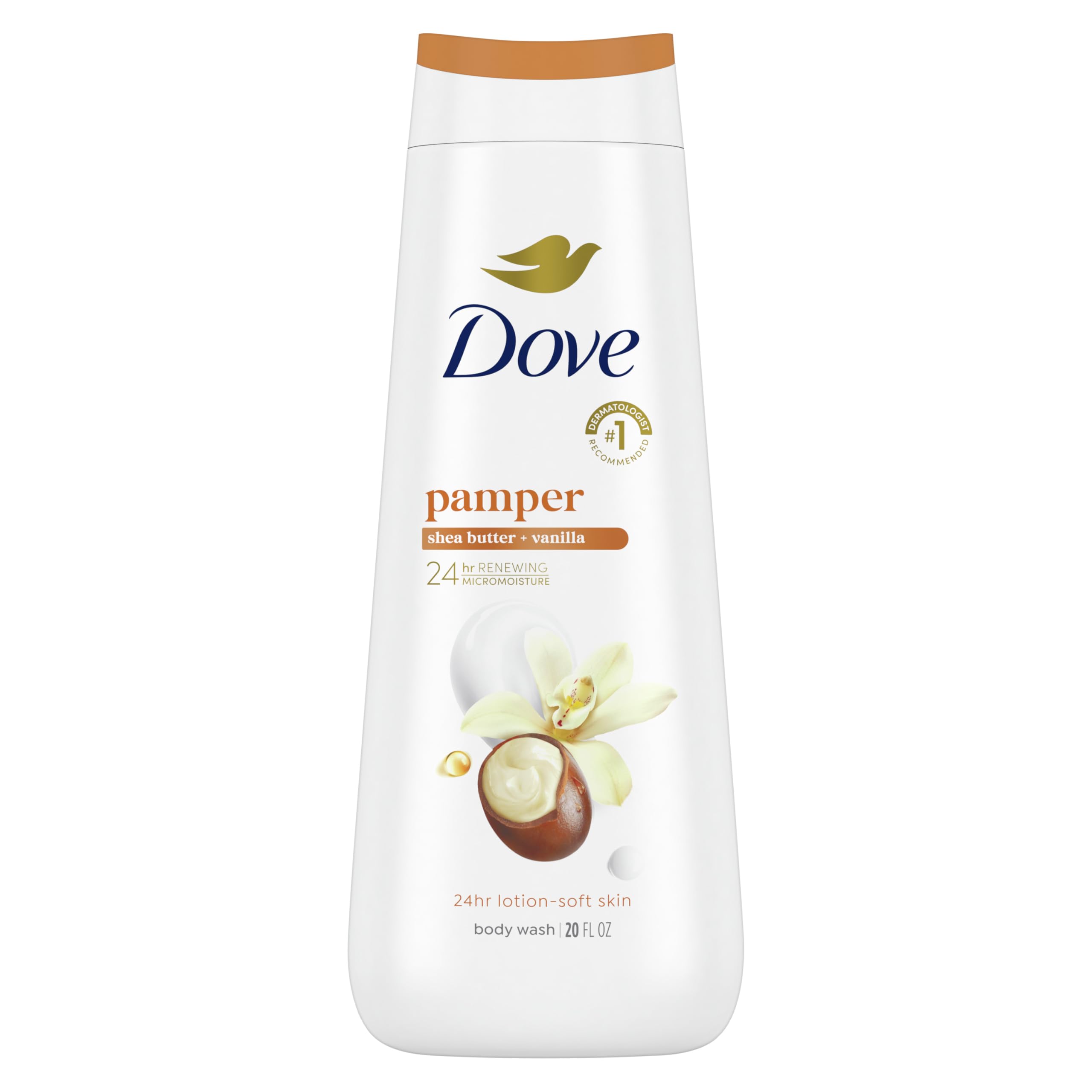 Dove 250ml Body Wash Pampering Shea Butter & Vanilla image