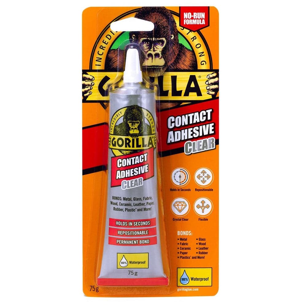 GORILLA CONTACT ADHESIVE CLEAR 75G
(21440001)