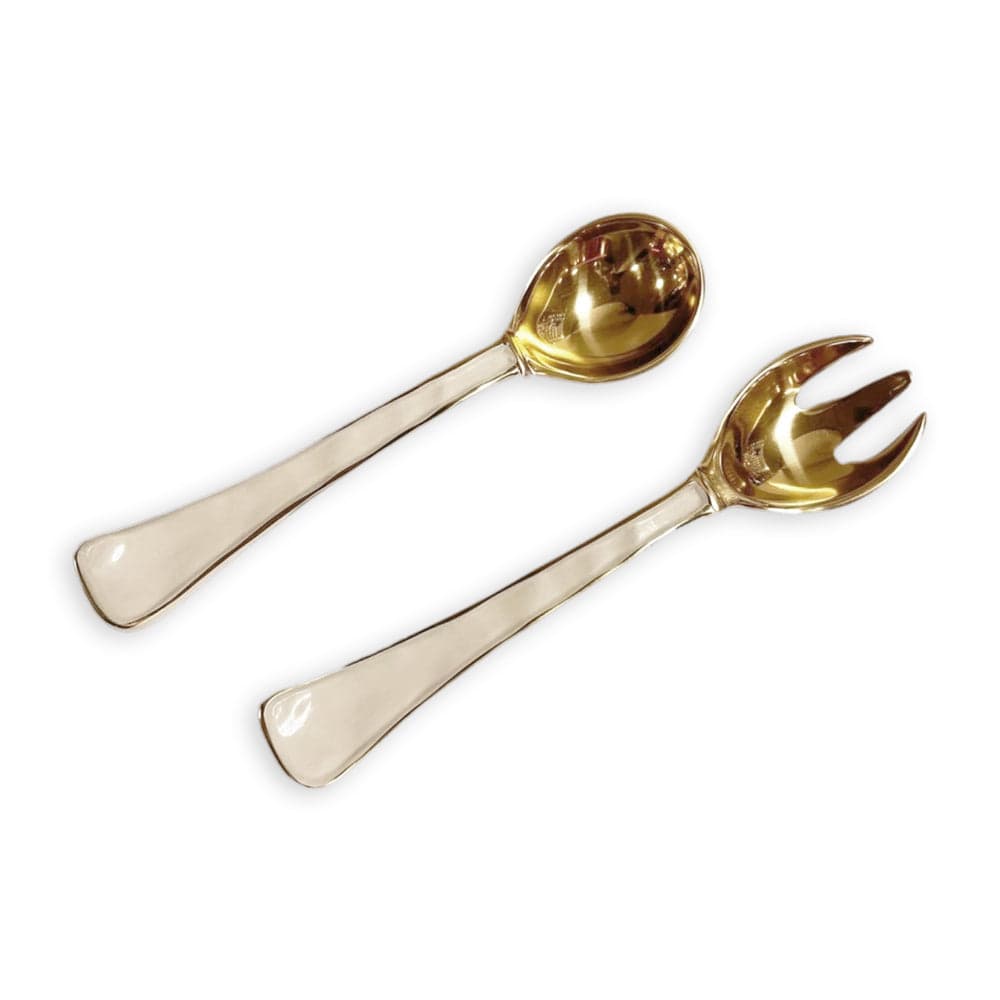 Apollo Salad Servers CREAM