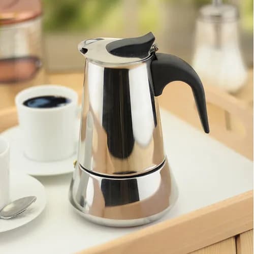 Apollo Stainless Stell Coffee Maker 4 Cup