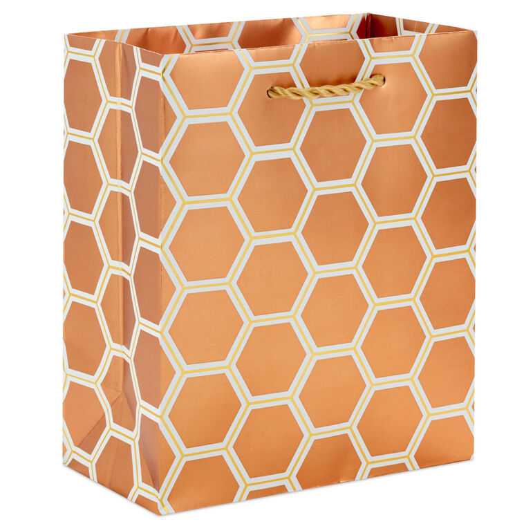 HEXAGONAL LARGE GIFT BAG PACK OF 6 image