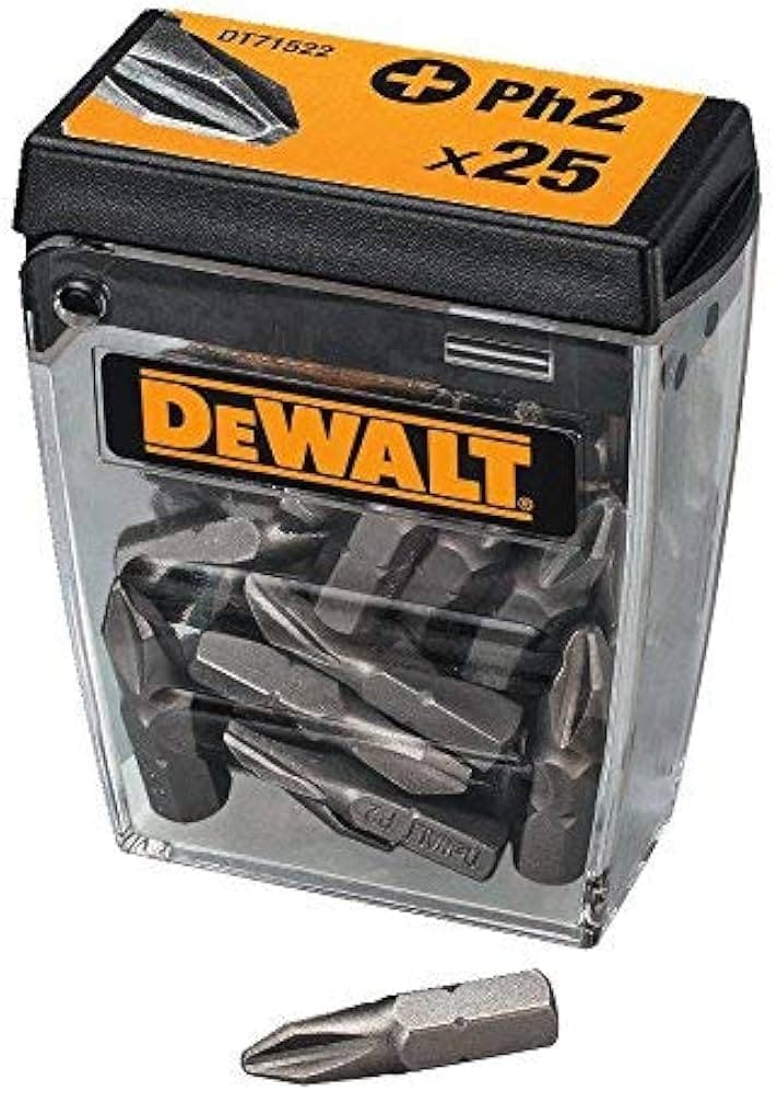 DeWalt DT71522-QZ PH2 25mm Screwdriver Bit (Pk-25)