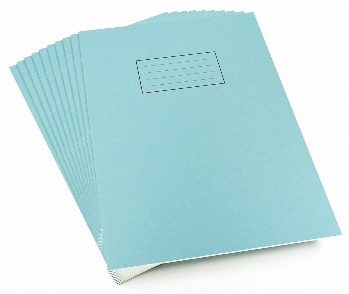Silvine A4 Exercise Book 40 LVS PLAIN BLUE (EX114) - 