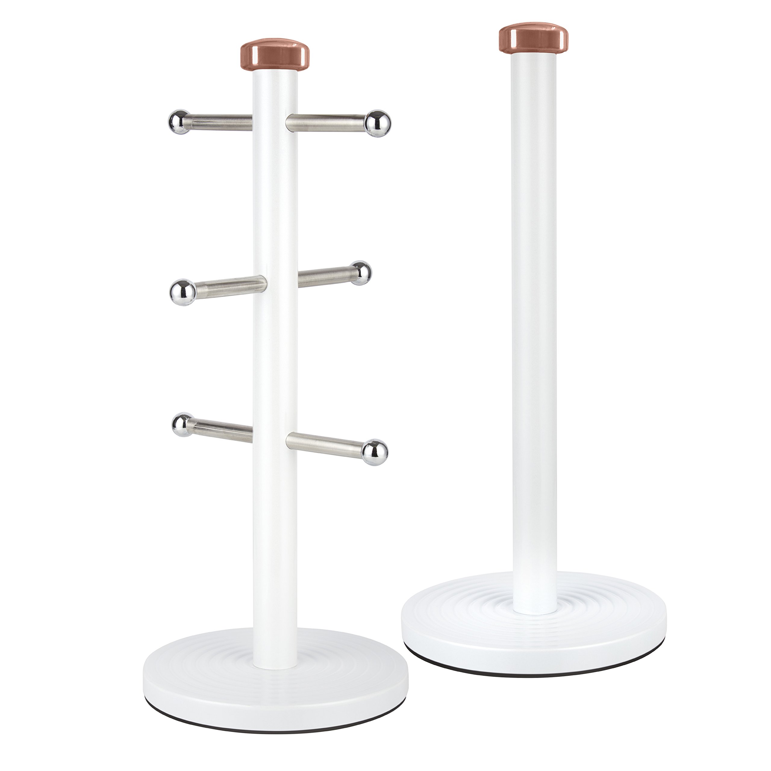 Tower Linear Towel Pole And Mug Tree Rose T826002RW image