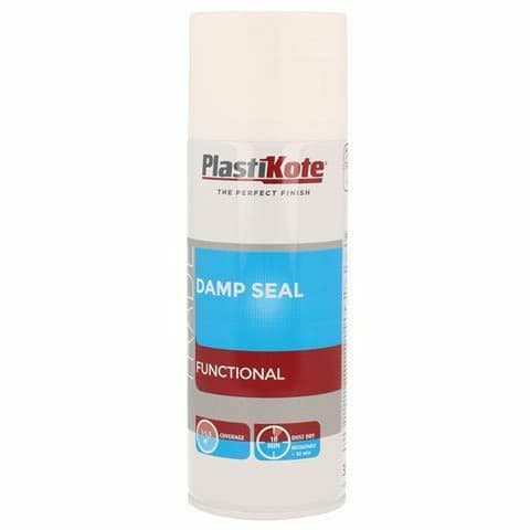PlastiKote Damp Seal Spray 400ml White
