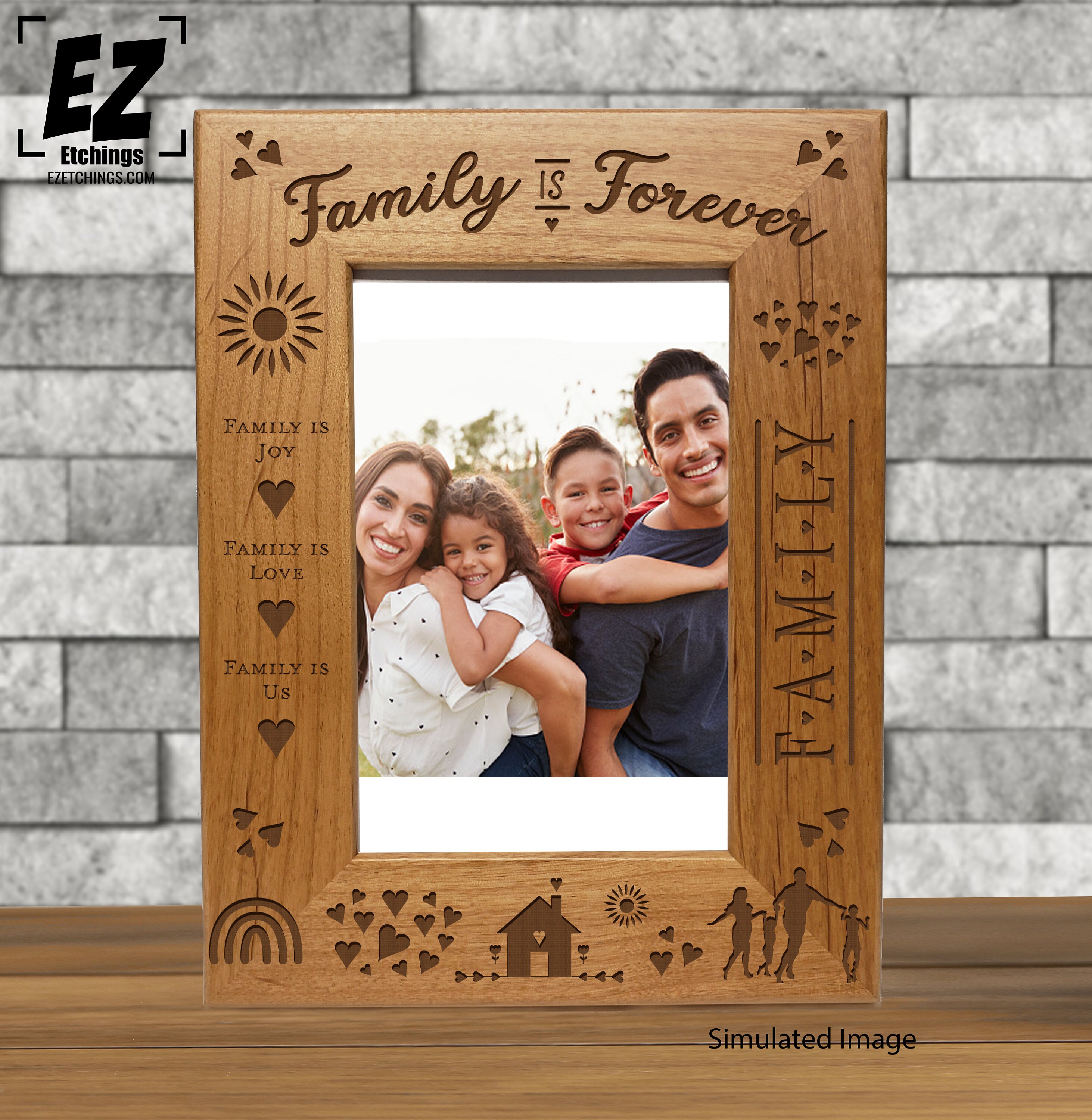 Photo frame Family happiness 8 photos (04266) image
