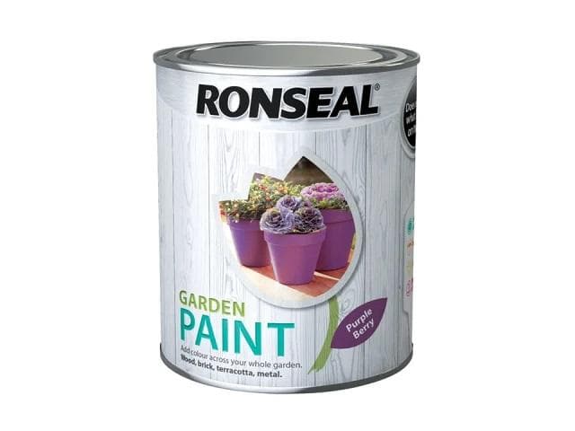 Ronseal 750 ml Garden Paint - Purple Berry