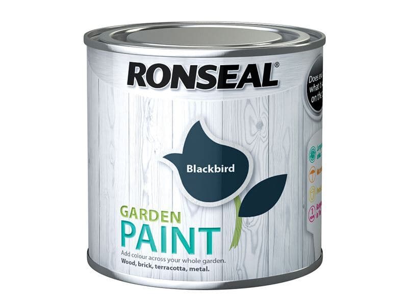Ronseal Garden Paint Blackbird 250ml