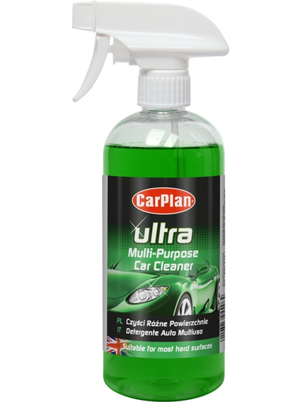 Carplan Ultra Multi-Purpose Car Cleaner Cleans Interior And Exterior 500ml image