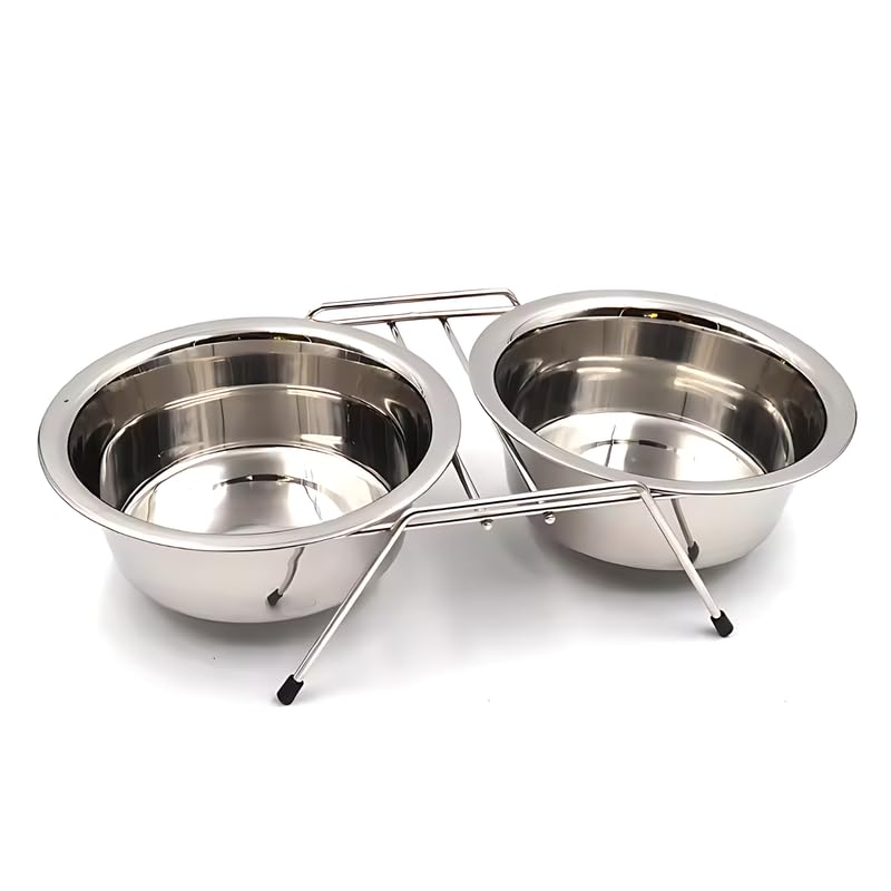 151 DOUBLE DINNER PET BOWLS image