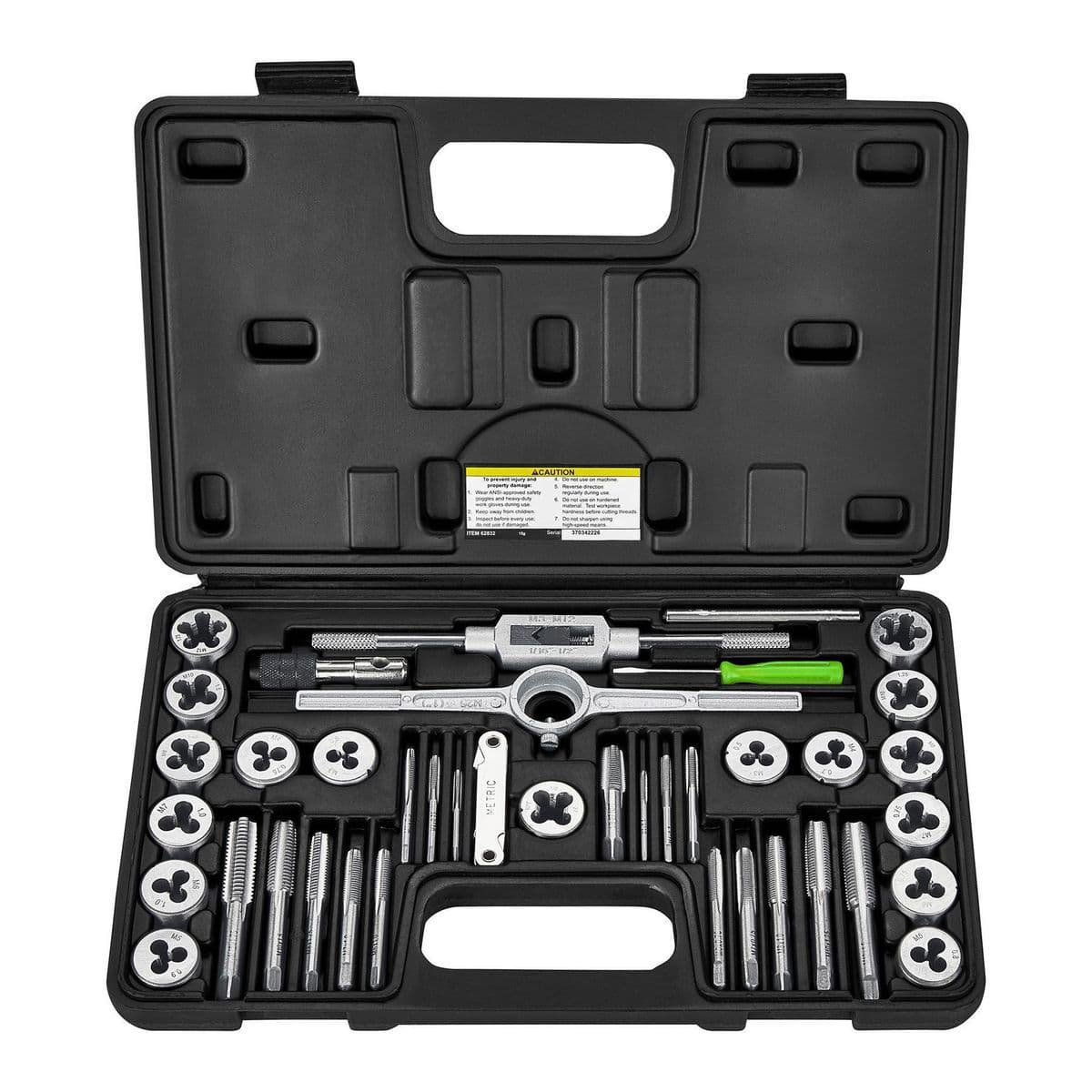 NT 40pc Metric Tap And Die Set