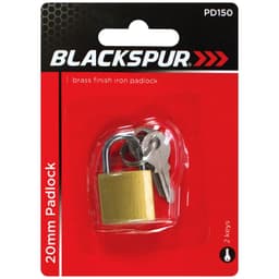 Blackspur 20mm Brass  Padlock 1