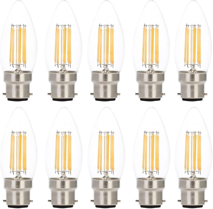 Powerplus 6w 240v Ac Dimmable B22 2700k Candle Led Filamenta60 (pow3008) image