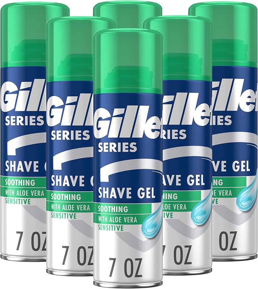 Gillette 75ml Shave Gel Series Sensitive  PK6 image