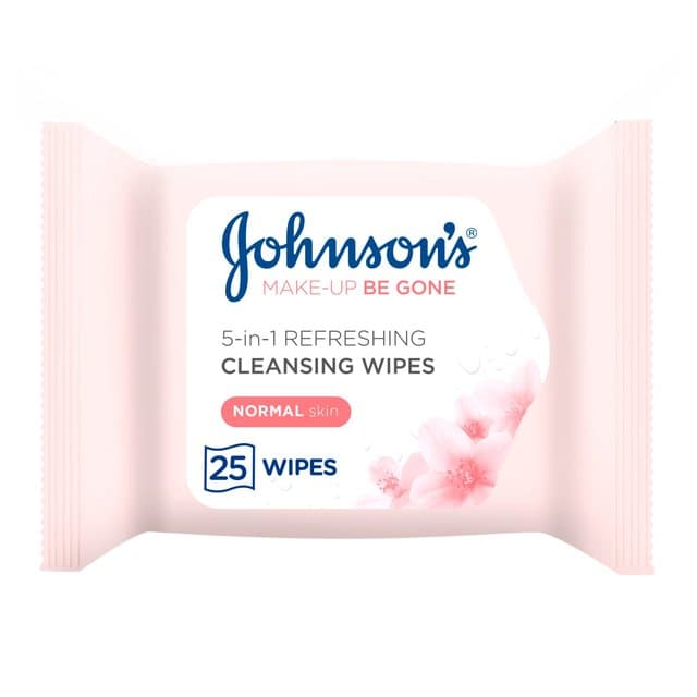 Johnson & Johnson Make Up Be Gone 25 Wipes Refreshing
