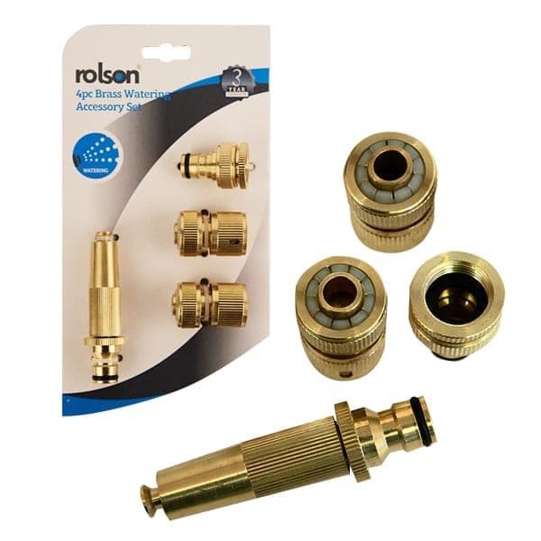 Rolson 4pc Hose Connectors