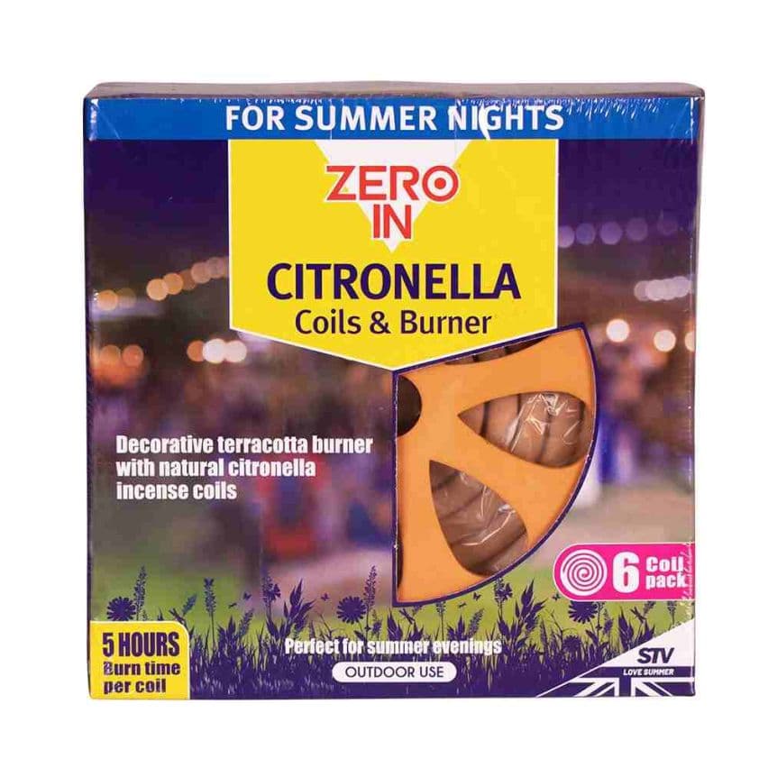 STV Citronella Burner and 6 Coil Pack  
OOS TILL NEXT YEAR