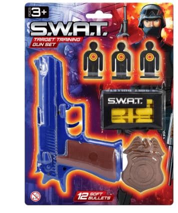 Kandy Toys Target Training Gun Set - "swat"