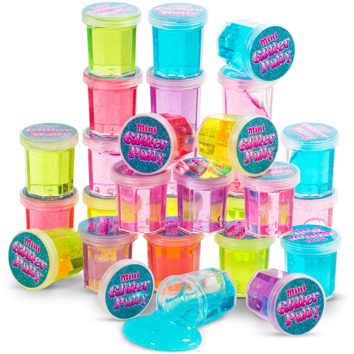 HGL  glitter Putty - 6 Assorted