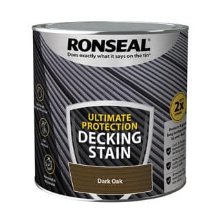 Ronseal Ultimate Decking Stain Dark Oak 2.5Lt