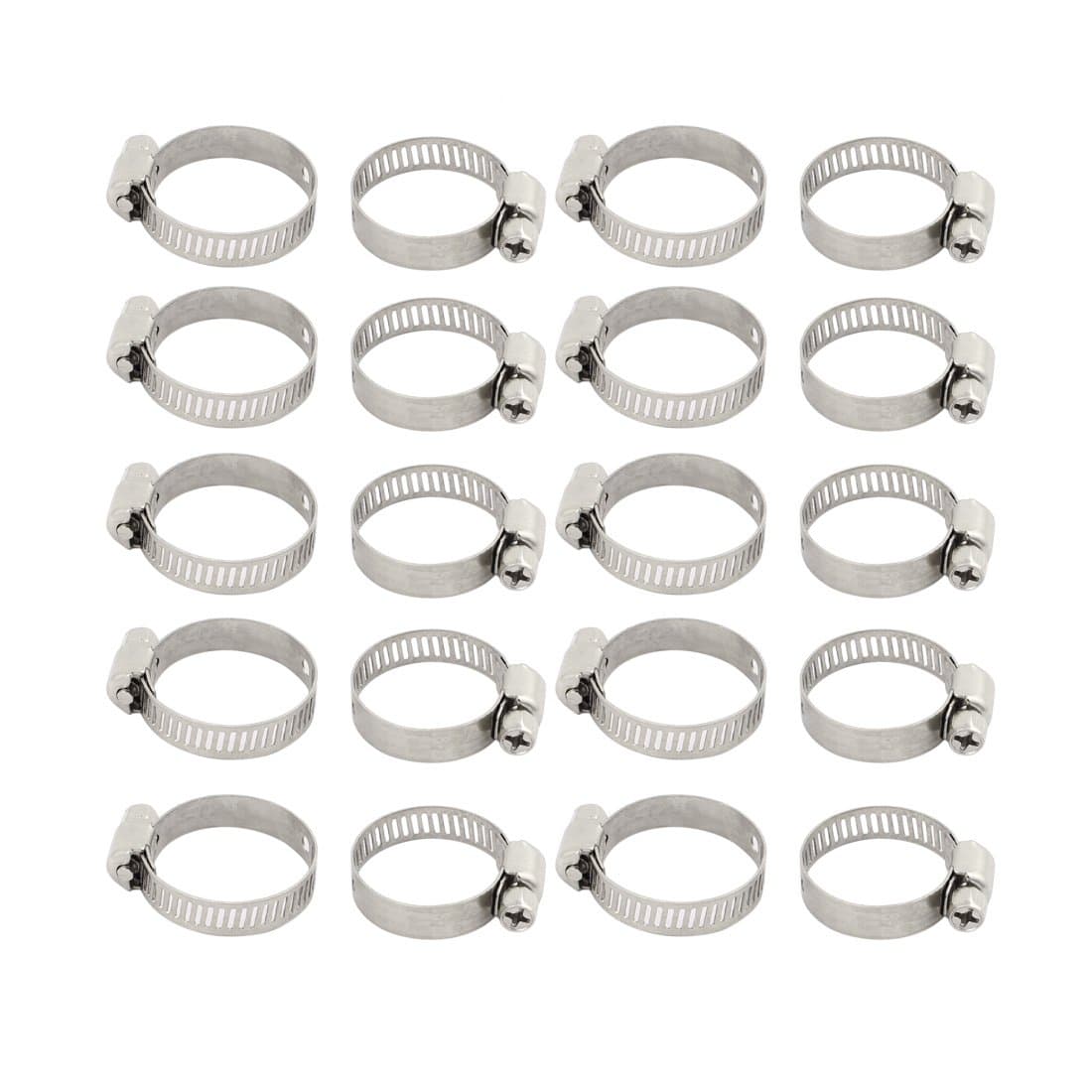 BH  hose Clip 8 - 16mm 20pcs