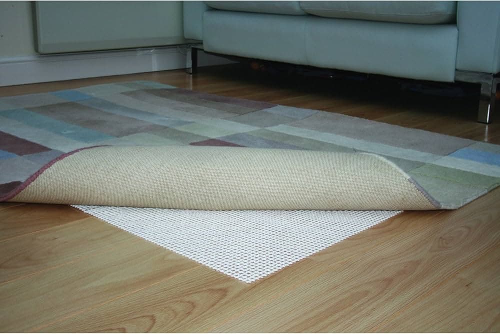 JVL Rug Safe Gripper for Hard Floors, Cotton, 120 x 180 cm