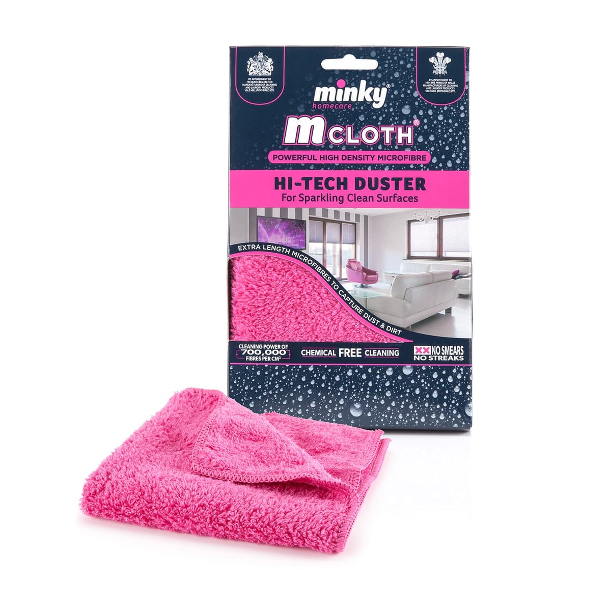 Minky M Cloth Hi-tech Duster, Fabric, 14 X 20 X 2.5 Cm