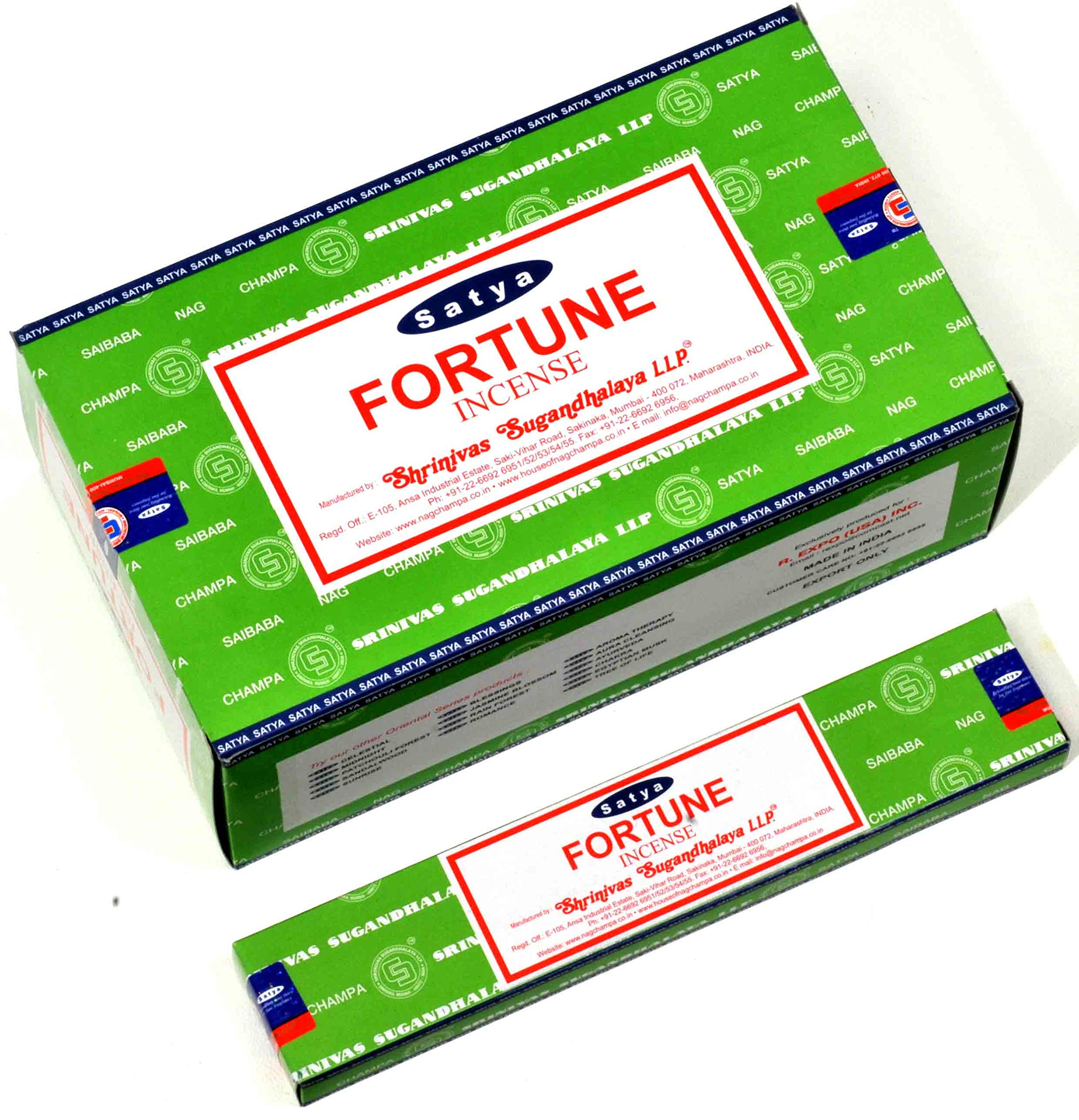 Satya Fortune Incense 15g x 12 image