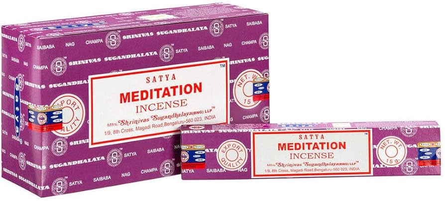 Satya Meditation Incense 15g x 12 image