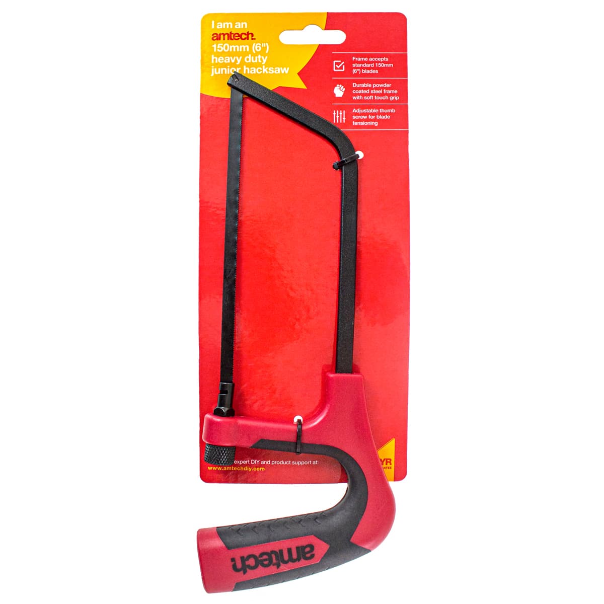 Am-Tech 150mm (6 inch) heavy duty junior hacksaw (M1105)