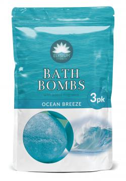 151 Elysium Spa Bath Bombs Ocean Breeze 3x50g image