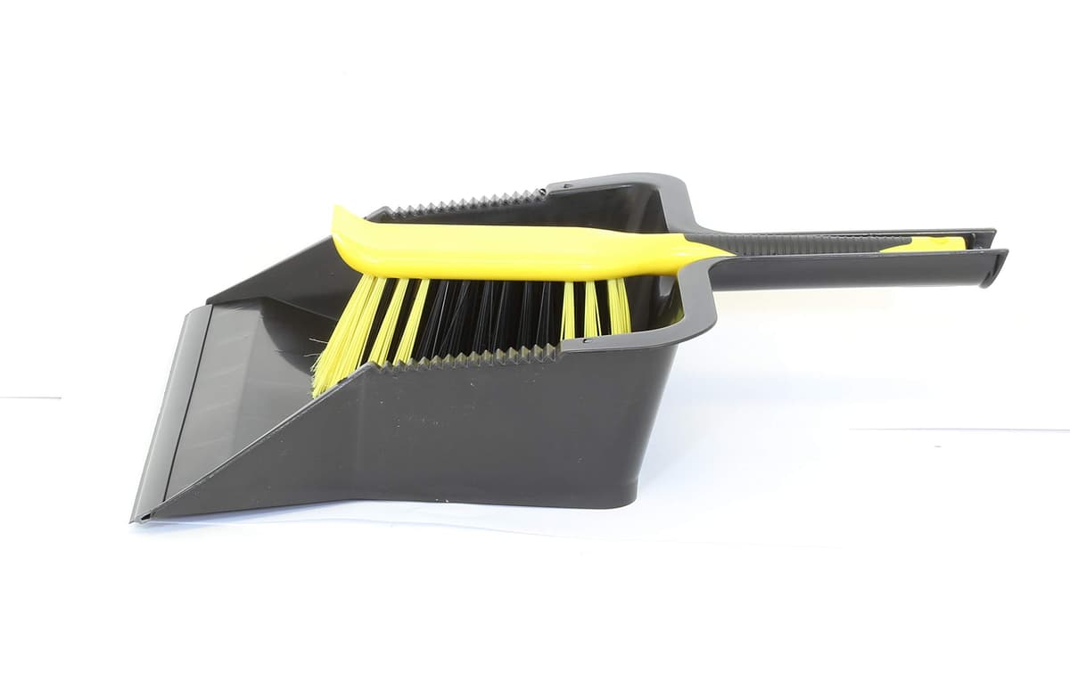 Charles Bentley Metal Dustpan Black