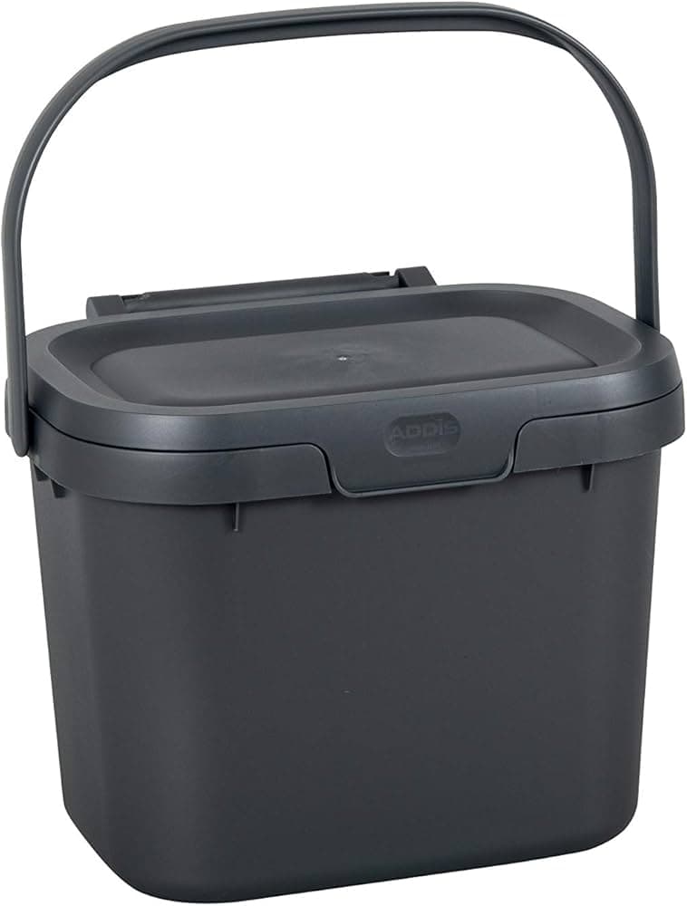 Addis New compost Caddy metallic  
