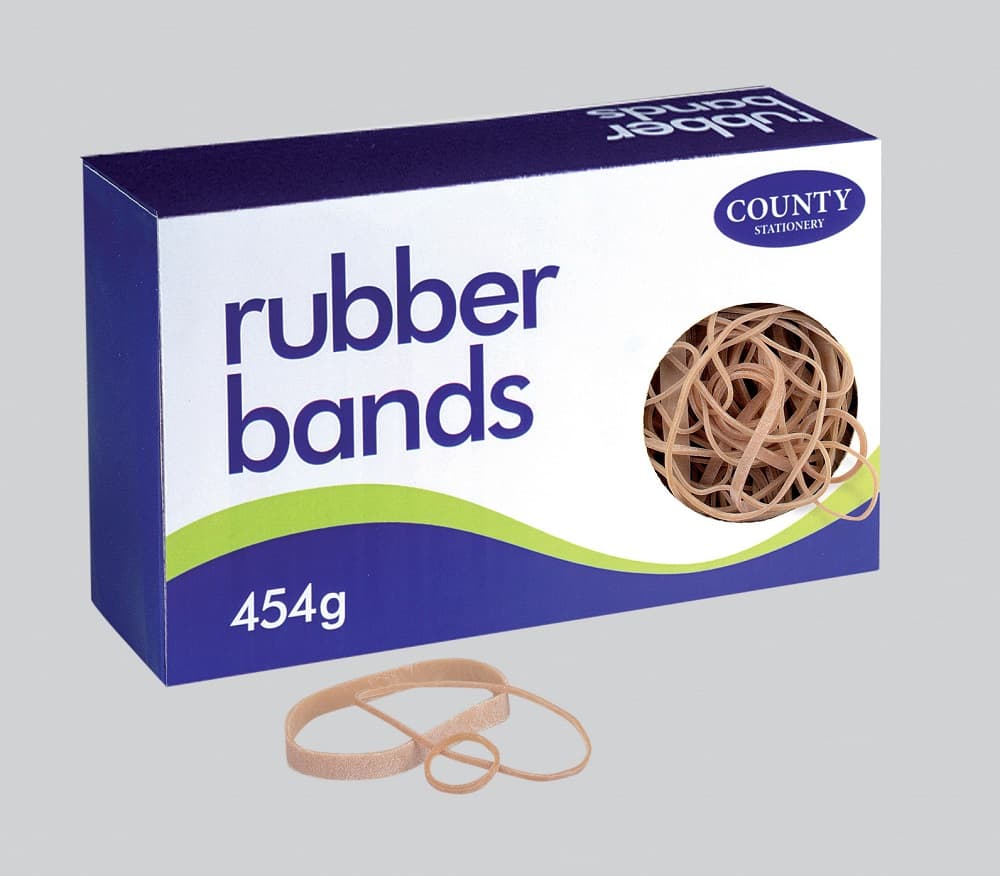 County Rubber Bands Box 454gm No.1